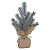 Mini Pinheiro Rustico 26cm Enfeite Juta Galhos Arvore de Natal Decoracao Premium - Imagem 1