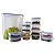 Conjunto 13 Potes Tampa Hermeticos Polipropileno Resistente Transparente Organização Alimentos Cozinha - Imagem 1