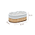 Conjunto 3 Cesto Bambu Natural Forro Linho Oval Caixa Organizadora Multiuso Decoracao - Imagem 6