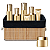 Caixa Cesto Organizador Bambu Natural Tecido Linho Preto e Corda 36x26x18cm Retangular Organização Casa - Imagem 2