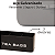 Porta Mantimento Chá Aço Galvanizado Tampa 20 x 8 x 8,5 cm Preto Lata Sachês 3 Divisória - Imagem 4
