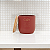 Conjunto 3 Porta Mantimento Aço Galvanizado Tampa Bambu Pao Açucar Café Vermelho Moderno Decorativo - Imagem 4
