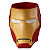 Caneca Infantil 3D Homem de Ferro 285ml Plastico Marvel Vingadores Copo Lembrancinha - Imagem 2