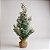 Mini Árvore de Natal Pinheiro Nevado 45cm 40 Galhos Arranjo Rustico Boho Decoracao - Imagem 1