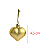 Kit 6 Enfeite Pendurar Arvore de Natal Coracao Dourado 4,5cm Decoracao Natalina Premium - Imagem 4