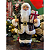 Papai Noel Boneco Enfeite Natal 30cm Casaco Xadrez Presentes Decoracao Natalina Premium - Imagem 2