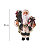 Papai Noel Boneco Enfeite Natal 30cm Casaco Xadrez Presentes Decoracao Natalina Premium - Imagem 5