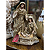 Sagrada Família 27cm Presepio Resina Nascimento Jesus Ouro Brilho Decoracao de Natal Premium - Imagem 2