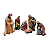 Presepio de Natal Tradicional 29cm 6 Figuras Decoracao Natalina Premium Enfeite - Imagem 1