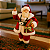 Papai Noel Boneco Máquina Fotográfica Resina Presente 27cm Decoracao Natal Enfeite Premium - Imagem 2