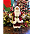 Papai Noel Boneco Enfeite de Natal 30cm Saco presente Candy Decoracao Natalina Premium - Imagem 3
