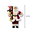 Papai Noel Boneco Enfeite de Natal 30cm Saco presente Candy Decoracao Natalina Premium - Imagem 4