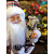 Papai Noel Boneco Enfeite de Natal 30cm Casaco Xadrez Calça Cinza Decoracao Natalina Premium - Imagem 2