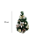 Mini Árvore de Natal Decorada Bola Pinha Laço Prata Enfeite Decoracao Natalina Premium - Imagem 2