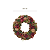 Guirlanda Decorada 40cm Pinhas Flores Berries Enfeite Porta Decoracao Natal Premium - Imagem 5