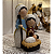 Sagrada Família Poliresina 7cm Presepio de Natal Imagem Decoracao Natalina Premium - Imagem 3
