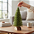 Mini Árvore de Natal 30cm Pinheiro Base Tronco Madeira Decoracao Natalina Premium - Imagem 2