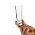 Jogo 6 Copo Shot Vidro 50ml Dose Vodka Tequila Elegante 10cm Verrines Valdivia Bar Drink - Imagem 6