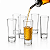 Jogo 6 Copo Shot Vidro 50ml Dose Vodka Tequila Elegante 10cm Verrines Valdivia Bar Drink - Imagem 1
