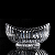 Fruteira Vidro Oval Centro de Mesa 28x13cm Transparente Lux  Decoracao Elegante - Imagem 6