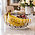 Fruteira Vidro Oval Centro de Mesa 28x13cm Transparente Lux  Decoracao Elegante - Imagem 5