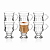 Jogo 6 Taça Capuccino Xícara Alta Caneca 145ml Ø 6,5x9cm Vidro Transparente Elegante - Imagem 1