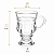 Jogo 6 Taça Capuccino Xícara Alta Caneca 145ml Ø 6,5x9cm Vidro Transparente Elegante - Imagem 5