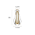 Imagem Nossa Senhora Aparecida 25cm Vidro Tipo Murano Escultura Decorativa Moderna Arte Sacra - Imagem 4