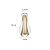 Imagem Nossa Senhora Aparecida 20cm Vidro Tipo Murano Escultura Decorativa Moderna Arte Sacra - Imagem 5
