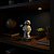 Escultura Decorativa Astronauta 13cm Resina Miniatura Boneco Enfeite Geek Espaço - Imagem 3
