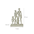 Escultura Decorativa Família 4 Figuras Resina Estatueta Ornamento Premium - Imagem 7