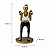 Escultura Decorativa Resina Fitness Wellness Mulher Homem Dourado Estatueta - Imagem 7