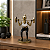 Escultura Decorativa Resina Fitness Wellness Mulher Homem Dourado Estatueta - Imagem 5