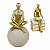 Escultura Decorativa Estatueta Resina Premium Decoracao Luxo Arte - Imagem 1