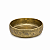 Centro de Mesa Decorativo Redondo 34cm Metal Dourado Decoracao Luxo - Imagem 1