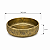 Centro de Mesa Decorativo Redondo 34cm Metal Dourado Decoracao Luxo - Imagem 3