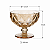 Jogo 6 Taça de Sobremesa Coupé Vidro Ambar 310ml Modelo Diamante Ø11 x 10cm - Imagem 3