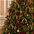 Kit 3 Bolas Enfeite Árvore de Natal Tecido Aveludado 8cm Verde Vermelho Decoracao - Imagem 2