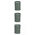 Porta Mantimento Aço Galvanizado Redondo 11 x 13cm  Premium Verde Escuro - Imagem 1