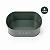 Kit Porta Mantimento Pão Café Açúcar Biscoito Aço Galvanizado Verde Design Sofisticado - Imagem 5