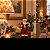 Papai Noel Boneco Decorativo Cesto Presente 27cm Tecido Vermelho Enfeite Natal - Imagem 3