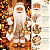 Boneco Papai Noel 40cm Modelos Variados Enfeite Natalino Decoração de Natal Premium - Imagem 5