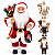 Boneco Papai Noel 40cm Modelos Variados Enfeite Natalino Decoração de Natal Premium - Imagem 1