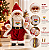 Boneco Papai Noel Collection 30cm Enfeite Natalino Divertido Decoração Premium - Imagem 5