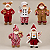 Boneco Papai Noel Collection 30cm Enfeite Natalino Divertido Decoração Premium - Imagem 1