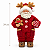 Boneco Papai Noel Collection 30cm Enfeite Natalino Divertido Decoração Premium - Imagem 8