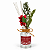 Difusor Vidro com Varetas Decorado  Folhagens Frutos Vermelhos Aromatizador Decoração Premium Casa - Imagem 1