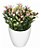 Conjunto 12 Mini Vaso Flor Artificial Atacado Sortido Casa Decoração - Imagem 3