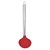 Concha  Silicone  30 X 8,5 Cm Cabo Inox Vermelho Nao Enferruja  Indispensavel Cozinha - Imagem 1