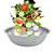 Tigela Mixing Bowl Aço Inox 35cm Resistente Multiuso Preparar Servir Cozinha Gourmet Premium - Imagem 1